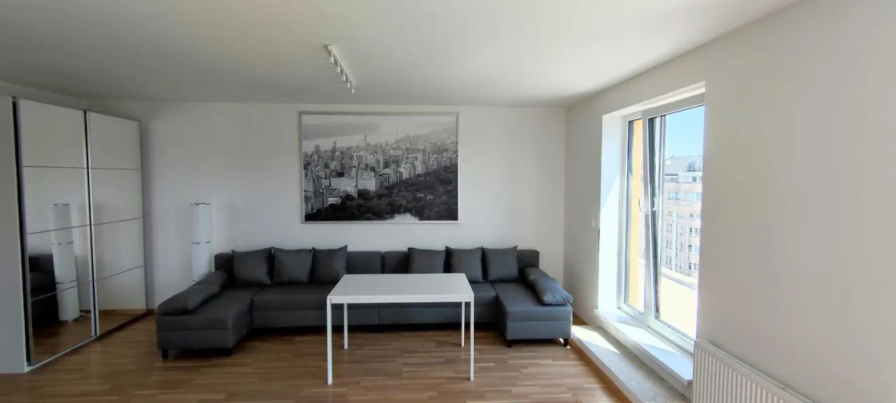Apartament Penthouse # 81 With Panoramic City View In Elite Rezidence With Free Parking Praga Czechy