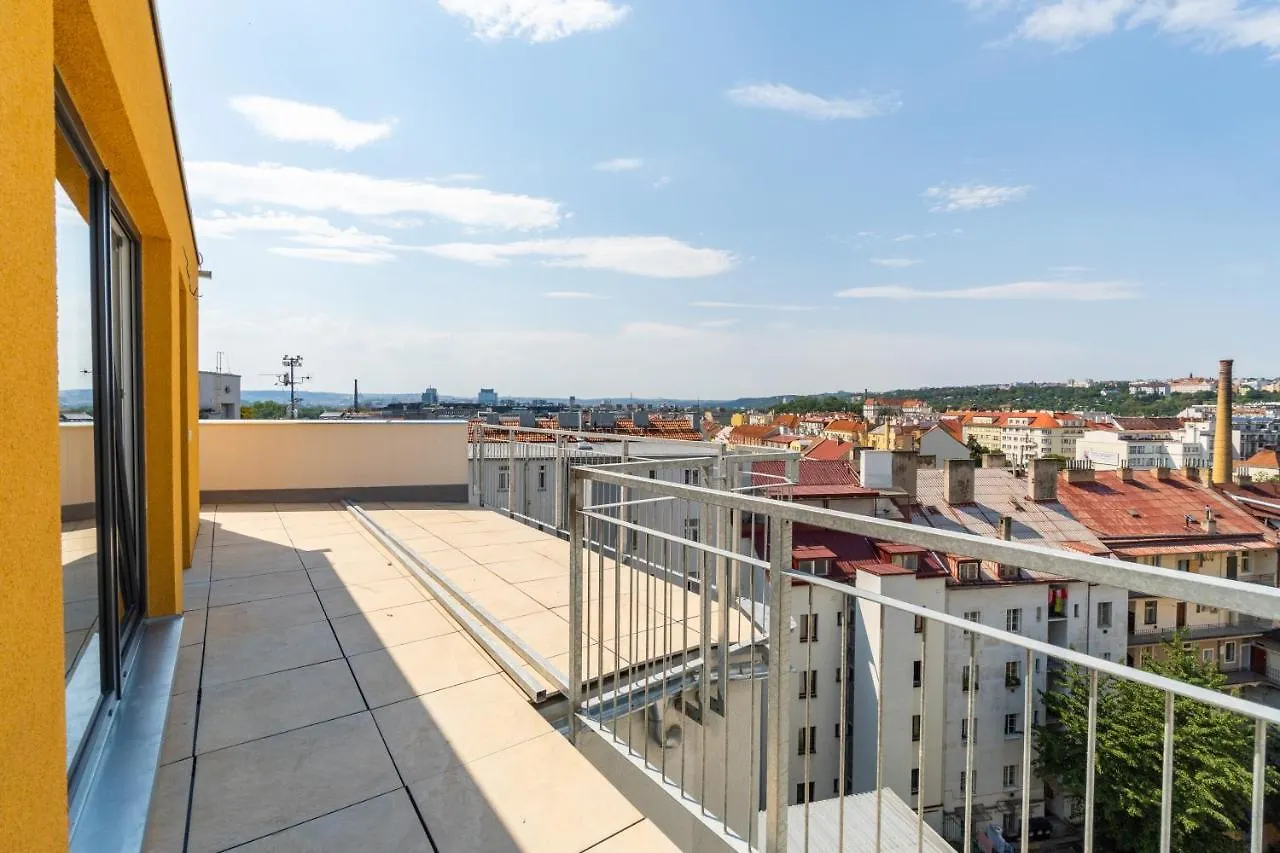 Apartament Penthouse # 81 With Panoramic City View In Elite Rezidence With Free Parking Praga