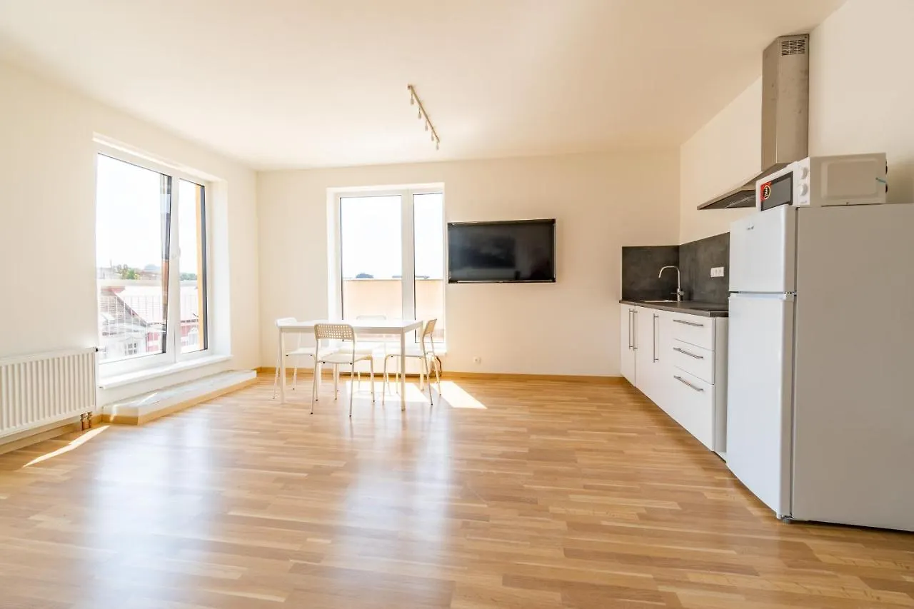 Apartament Penthouse # 81 With Panoramic City View In Elite Rezidence With Free Parking Praga Czechy